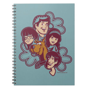 Paisely Flower Scooby-Doo en the Gang Notitieboek