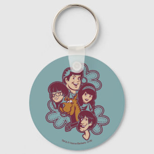 Paisely Flower Scooby-Doo en the Gang Sleutelhanger