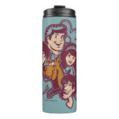 Paisely Flower Scooby-Doo en the Gang Thermosbeker (Voorkant)