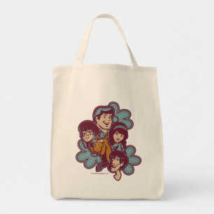 Paisely Flower Scooby-Doo en the Gang Tote Bag