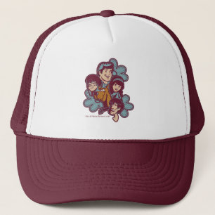 Paisely Flower Scooby-Doo en the Gang Trucker Pet
