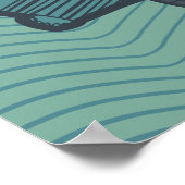 Paisely Scooby-Doo Driving Mystery Machine Poster (Hoek)