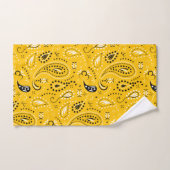 paisible jaune (Serviette à main)