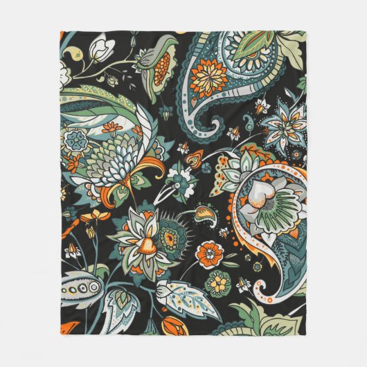 Paisley. A seamless pattern based on the tradition Fleece Deken (Voorkant)
