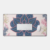 Paisley Art, Blue and Purple Pattern Graphic (Clavier et souris)
