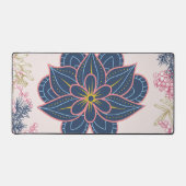 Paisley Art, Blue and Purple Pattern Graphic (Recto)
