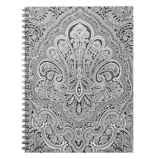 Paisley Art Spiral Notitieboek (Voorkant)