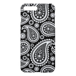 Paisley B&W iPhone X/8/7 Plus Hoesje