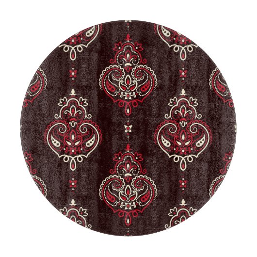 Paisley Bandana:  print van Boho. Snijplank (Voorkant)