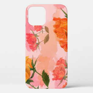 Paisley bandana print, zijde sjaal ontwerp. iPhone 12 hoesje