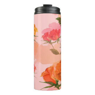 Paisley bandana print, zijde sjaal ontwerp. thermosbeker