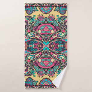 Paisley bandanna fleurie traditionnelle ornemental