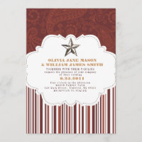 Paisley barre le faire-part de mariage