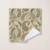 Paisley Bath Towel Earthy Gift for Grandpa’s Space (Gant de toilette)