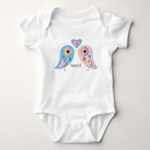 Paisley Birds Romper