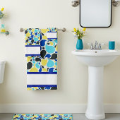 Paisley bleu et jaune