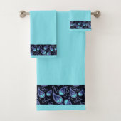 Paisley bleu et sarcelle (En situation)