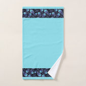 Paisley bleu et sarcelle (Serviette à main)