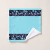Paisley bleu et sarcelle (Gant de toilette)