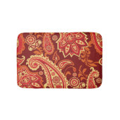 Paisley, bloemen: sierlijk naadloos patroon badmat (Voorkant)