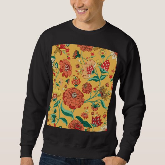 Paisley bloementuin Trui (Voorkant)