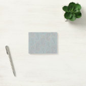 Paisley Blue Indian Boho Art Pattern Post-it® Notes (Kantoor)