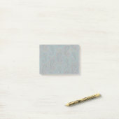 Paisley Blue Indian Boho Art Pattern Post-it® Notes (Op bureau)