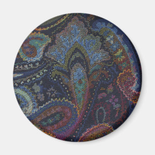 Paisley Blue Magneet