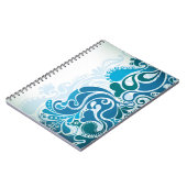 Paisley Blue Notitieboek (Linkerzijde)