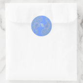 Paisley Blue Stickers (Tas)