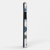 Paisley Blue White Bohemian Pattern Case-Mate iPhone Case (Achterkant/rechts)