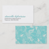 Paisley Calling Cards Contactkaartje (Voorkant / Achterkant)