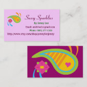 Paisley Cartes de visite (Devant / Derrière)