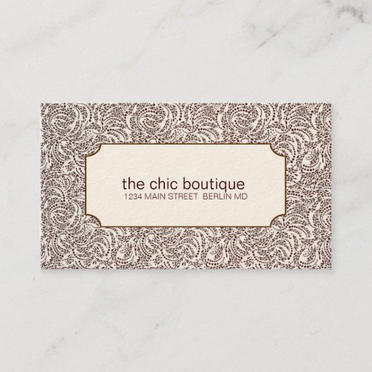 Paisley Cartes de visite (Devant)