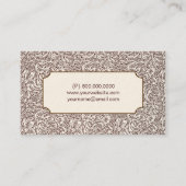 Paisley Cartes de visite (Dos)