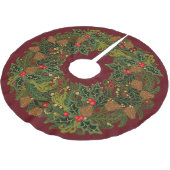 Paisley Christmas Wreath Kerstboom Rok (Gekanteld)