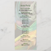 Paisley Closeup Wedding Programme (Dos)