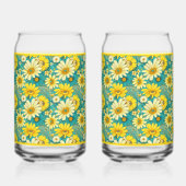 Paisley Daisy Soda Glass Blikvorm Glas (Links)