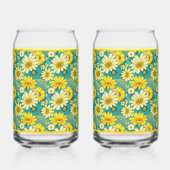 Paisley Daisy Soda Glass Blikvorm Glas (Rechts)