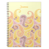Paisley dans le Carnet citron (Devant)