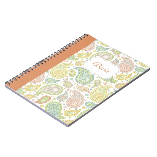 Paisley dans le Carnet Peach (Côté gauche)