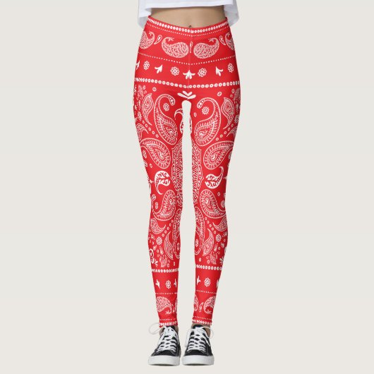 Paisley Design-1 Leggings (Devant)