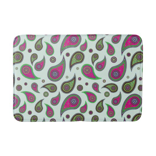 Paisley Design Bath Mat (Voorkant)