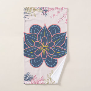Paisley Design, Blue and Purple Graphic Art