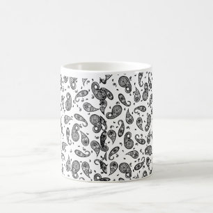 Paisley Design Pas kleur achtergrond en tekst aan Koffiemok