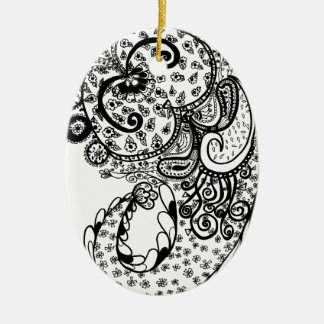 Paisley divino keramisch ornament