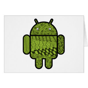 Paisley Doodle Character voor de Android™-robot