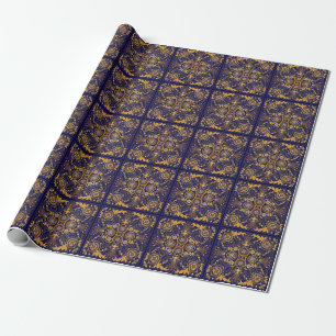 Paisley Elegance: Textiel Design Patroon Cadeaupapier