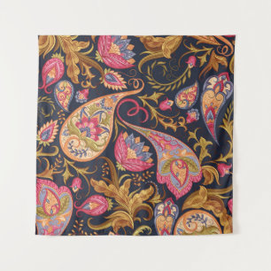 Paisley: Elegant naadloos patroon. Wandkleed