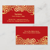 Paisley Elegant Visitekaartje (Voorkant / Achterkant)